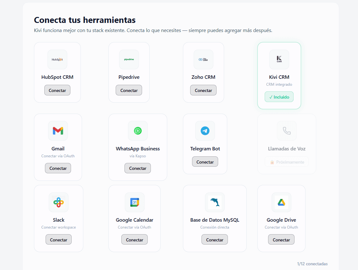 Integraciones
